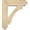 Ekena Millwork Imperial Arts and Crafts Rough Sawn Bracket w/ Offset Brace, Douglas Fir, 8"W x 28"D x 32"H BKT0806X28X32IMP03RDF - alternate 2